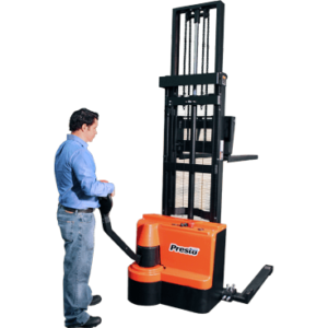 Presto Lifts Adjustable Base Straddle Stacker 2200lb Cap., 101" Lift - PPS2200-101AS