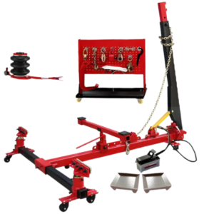 Katool KT-255, Auto Body Puller Frame Straightener - w/ 3 ton Bag Air Jack