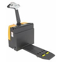 Vestil Steel Electric Pallet Truck with Single 32 In. Fork 2600 Lb. Capacity Black/Yellow-EPT-SF-1232-26