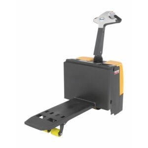 Vestil 48" Fork Electric Pallet Truck Single Fork with 2600 lb Cap and 7.6" Lift Ht - EPT-SF-1248-26
