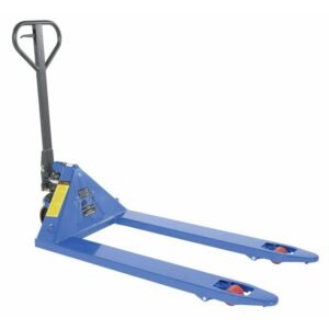 Vestil Steel (Quantity 6) Economy Hand Pallet Truck 64 In. x 27 In. x 48 In. 4000 Lb. Capacity Blue -PM4-2748-6PKG
