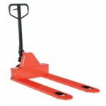 VestilSteel (Quantity 6) Low Profile Pallet Truck 64 In. x 27 In. x 48 In. 4000 Lb. Capacity Red-PM4-2748-LP-6PKG