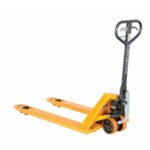 Vestil Steel Ergonomic Power Assist Pallet Truck 48 In. x 27 In. x 48 In. 5000 Lb. Capacity Yellow-PM5-2748-PA-Y