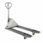 Vestil 304 Stainless Steel Pallet Truck 62 In. x 27 In. x 48 In. 5500 Lb. Capacity Silver - PM5-2748-SS