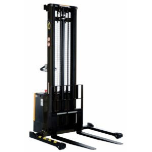 Vestil 42" Fork Electric Straddle Stacker with 2000lb Cap and 150" Lift Ht - S-150-AA