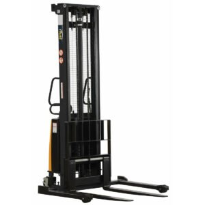 Vestil 42" Fork Electric Straddle Stacker with 2000 lb Cap and 150" Lift Ht - SL-150-AA