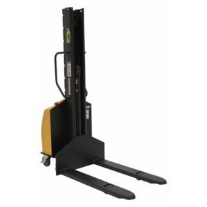 Vestil 45" Fork Electric Fork Over Stacker with 1000 lb Cap and 63" Lift Ht Fixed Fork - SLNM-63-FF