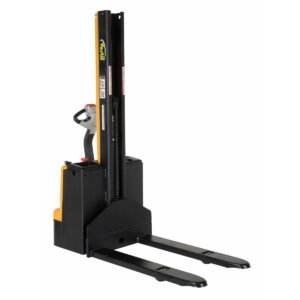 Vestil 42" Fork Electric Fork Over Stacker with 1500 lb Cap and 62" Lift Ht Fixed Fork - SNM15-62-FF-27
