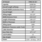 Tuxedo-FP8K-DX-XLT-Deluxe_Storage_Lift-specifications