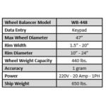Tuxedo-WB-448-WheelBalancer-specifications