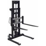 Vestil 42" Fork Manual Straddle Stacker with 2000 lb Cap Adjustable Forks/Legs - VHPS-2200-AA