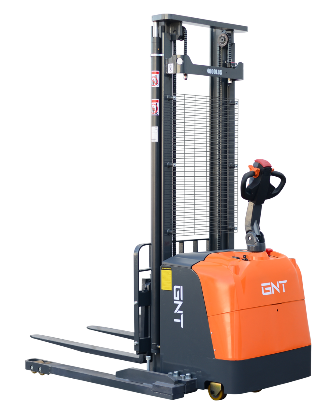GNT Full Powered Lithium Straddle Stacker | 4000 lb Capacity | 118" Lift Height | G40BC-118LI