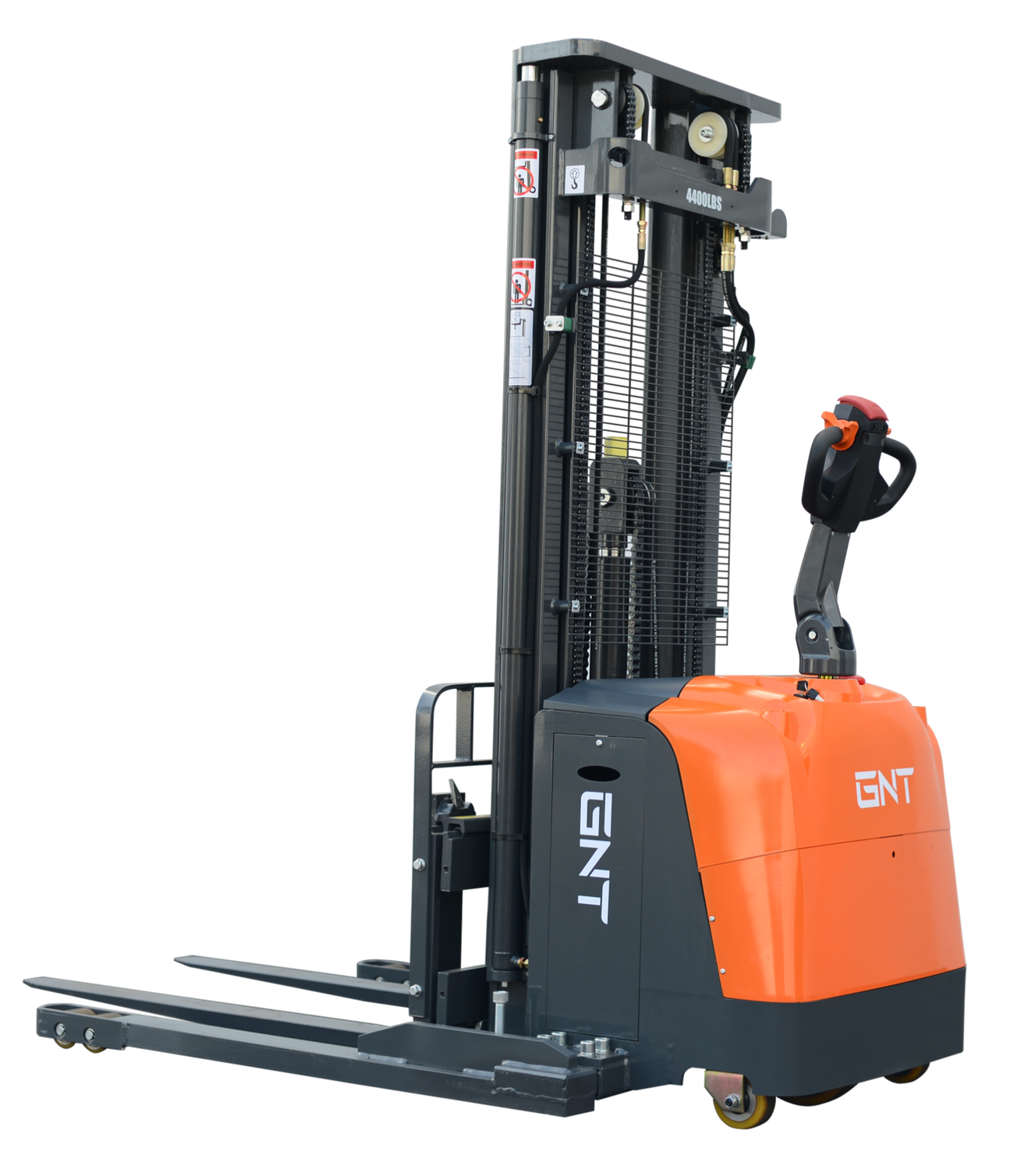 GNT Lithium Side-Shift Electric Straddle Stacker | 4400 lb Capacity | 216" Lift Height | G44CS-216Li